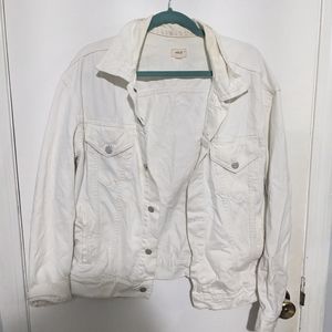 Able white denim jacket - size XL